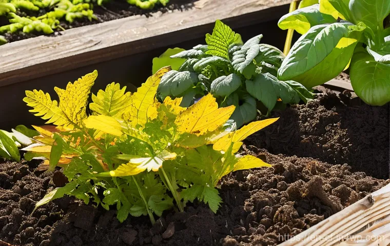 퍼머컬처 시스템의 환경적 장점 - Image Prompt 1: The Abundant Compost & Verdant Soil**
